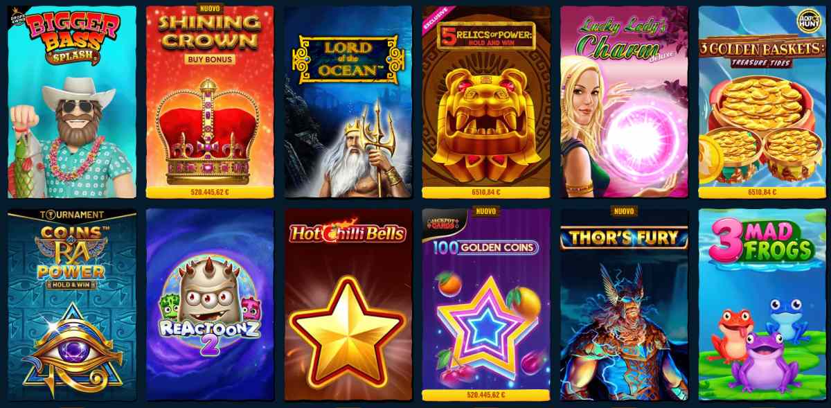 Le slot più iconiche che trovi